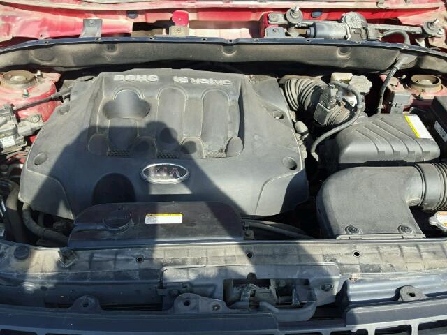 KNDJF724677361147 - 2007 KIA SPORTAGE L RED photo 7