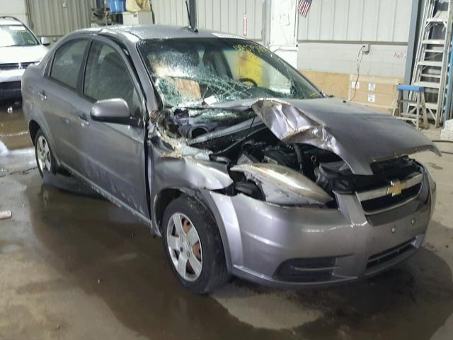 KL1TD5DE0AB118499 - 2010 CHEVROLET AVEO LS CHARCOAL photo 1
