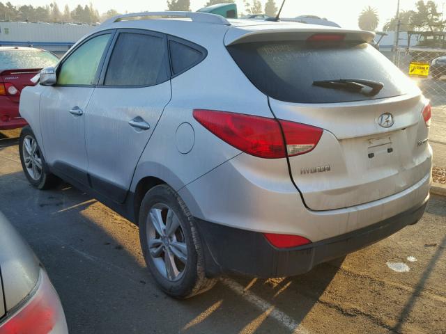 KM8JU3AC4DU774796 - 2013 HYUNDAI TUCSON GLS SILVER photo 3