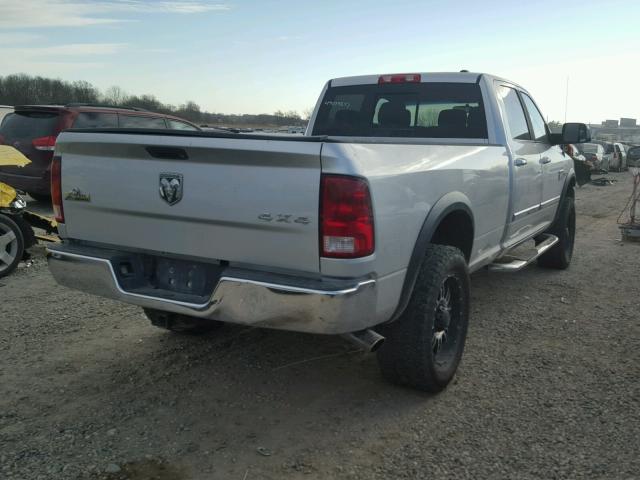 3D7TT2CTXAG141537 - 2010 DODGE RAM 2500 SILVER photo 4