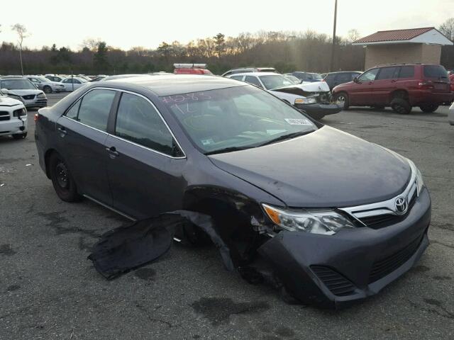 4T1BF1FK8DU254720 - 2013 TOYOTA CAMRY L GRAY photo 1