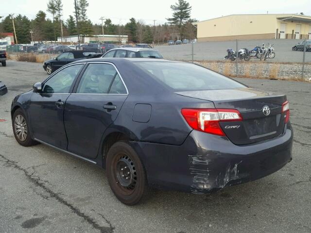 4T1BF1FK8DU254720 - 2013 TOYOTA CAMRY L GRAY photo 3