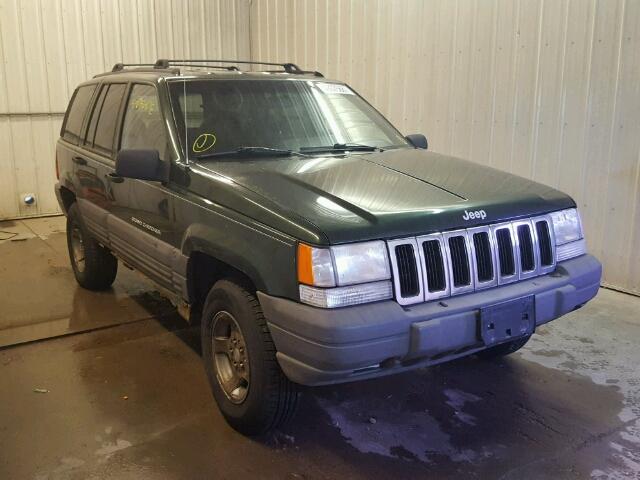 1J4GZ58S7VC554675 - 1997 JEEP GRAND CHER GREEN photo 1