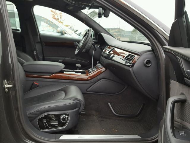 WAURVAFDXBN018954 - 2011 AUDI A8 L QUATT BLACK photo 5