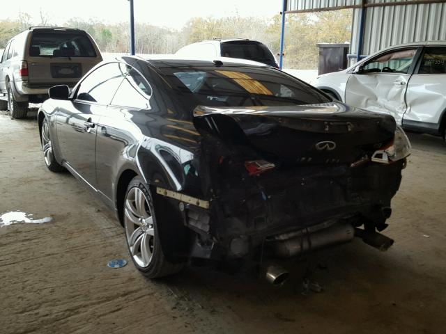 JN1CV6EK2AM103235 - 2010 INFINITI G37 BASE BLACK photo 3