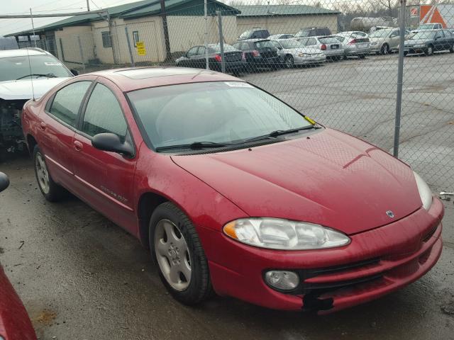 2B3HD76V8YH316984 - 2000 DODGE INTREPID R RED photo 1