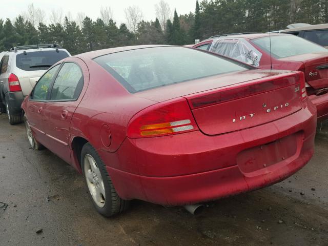 2B3HD76V8YH316984 - 2000 DODGE INTREPID R RED photo 3