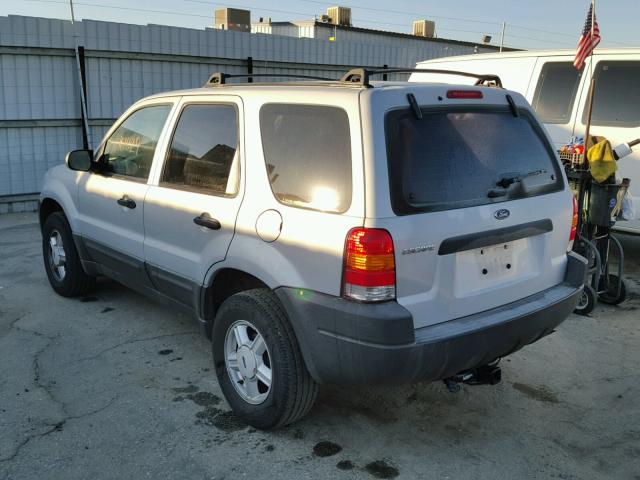 1FMYU02103KD76392 - 2003 FORD ESCAPE XLS SILVER photo 3