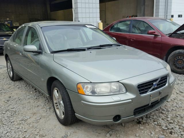 YV1RS592X62508938 - 2006 VOLVO S60 2.5T GREEN photo 1