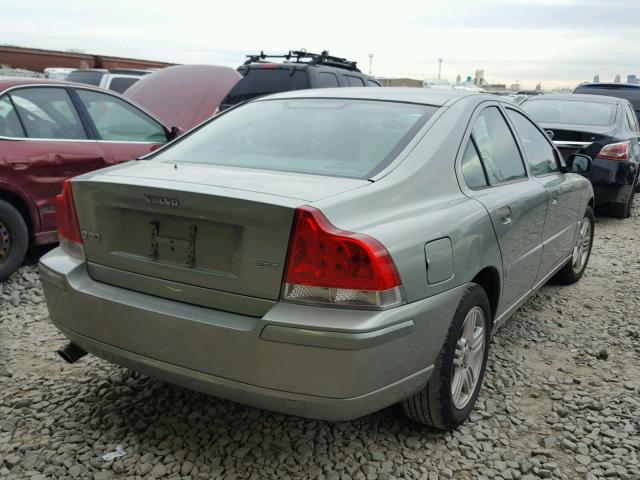 YV1RS592X62508938 - 2006 VOLVO S60 2.5T GREEN photo 4