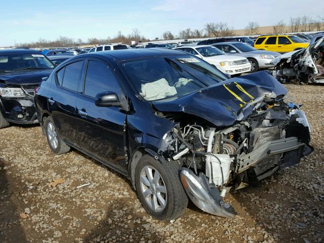 3N1CN7AP9EL833067 - 2014 NISSAN VERSA S BLACK photo 1