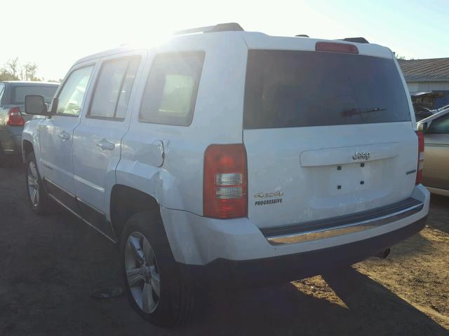 1C4NJRCB7ED928229 - 2014 JEEP PATRIOT LI WHITE photo 3