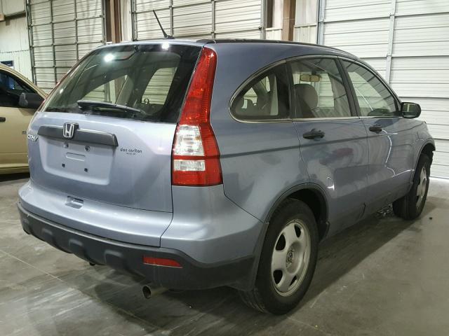 JHLRE38388C008269 - 2008 HONDA CR-V LX SILVER photo 4