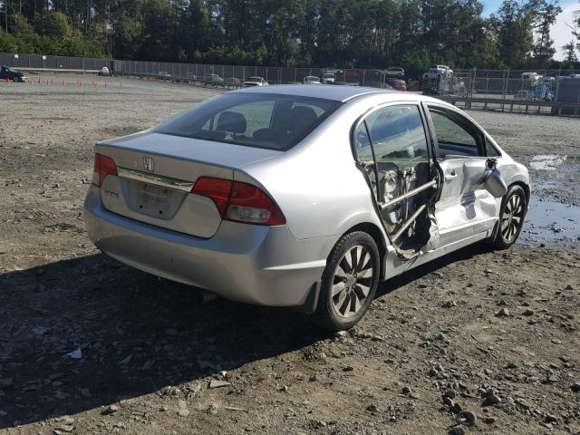 19XFA1F98AE043593 - 2010 HONDA CIVIC EXL 银色 照片 4