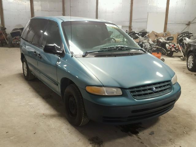 2P4FP25BXXR397403 - 1999 PLYMOUTH VOYAGER TEAL photo 1