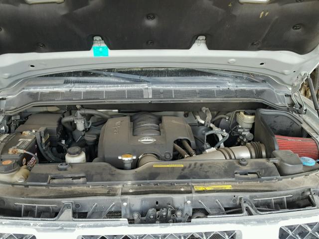 1N6BA07B25N526926 - 2005 NISSAN TITAN XE SILVER photo 7