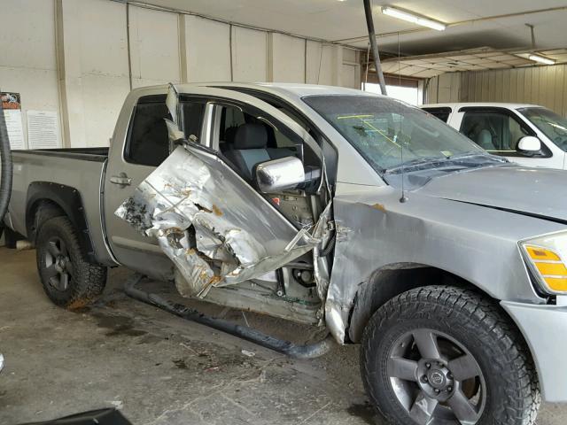 1N6BA07B25N526926 - 2005 NISSAN TITAN XE SILVER photo 9