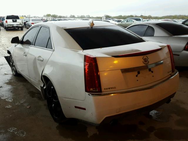 1G6DF577990167702 - 2009 CADILLAC CTS WHITE photo 3