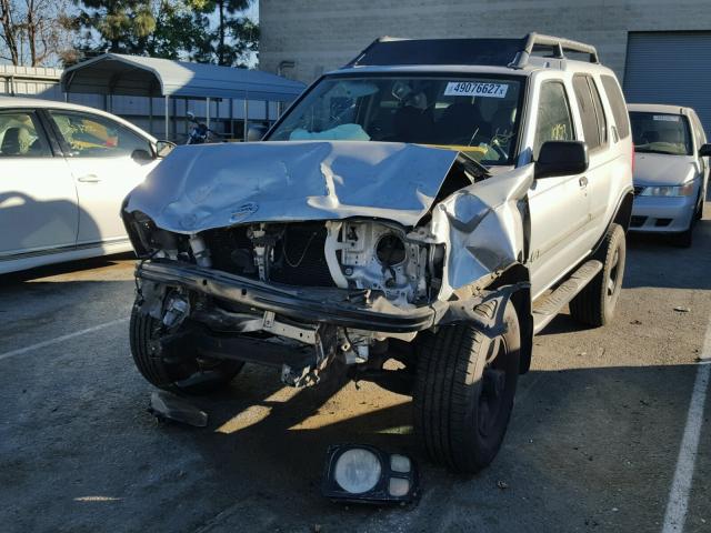 5N1ED28T52C511060 - 2002 NISSAN XTERRA XE SILVER photo 2