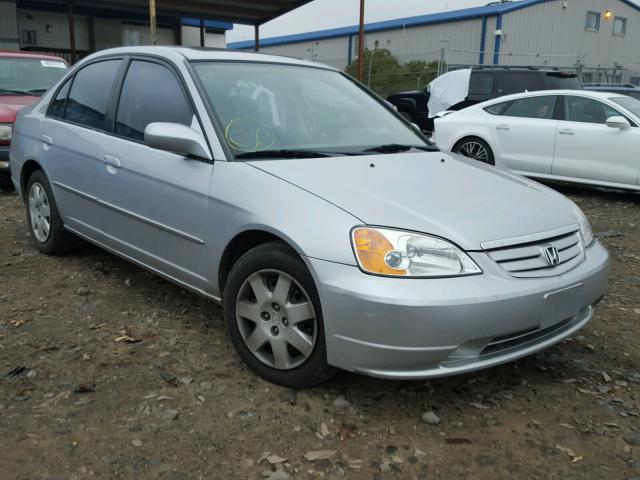 1HGES26721L075302 - 2001 HONDA CIVIC EX SILVER photo 1