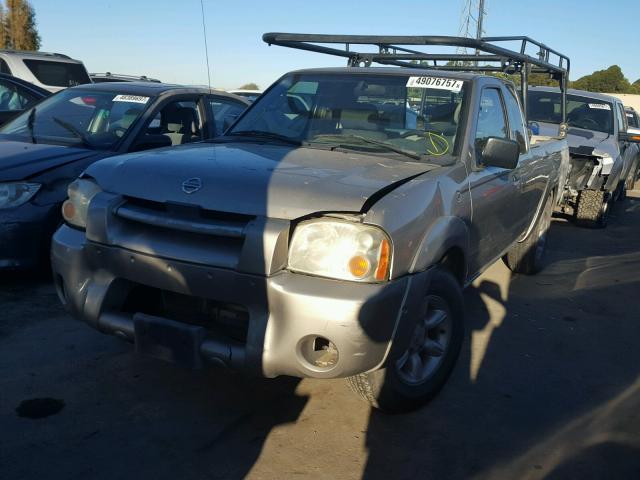 1N6DD26S62C314986 - 2002 NISSAN FRONTIER K GRAY photo 2