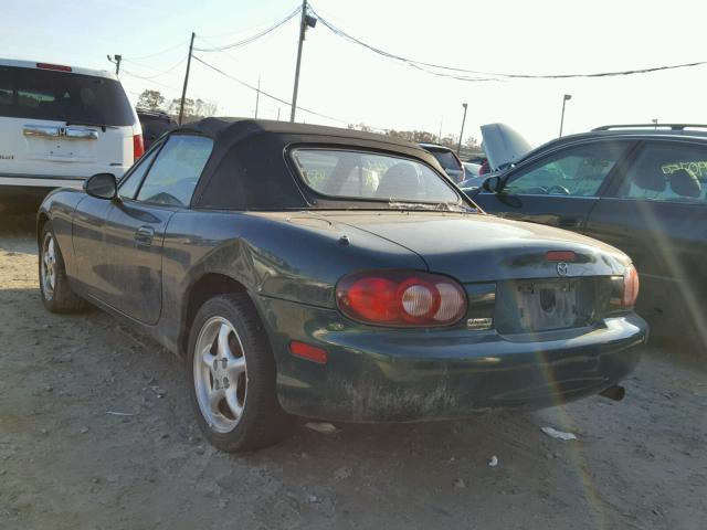 JM1NB353720228133 - 2002 MAZDA MX-5 MIATA GREEN photo 3