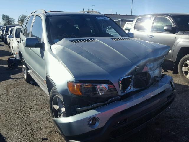 5UXFA53523LV93163 - 2003 BMW X5 3.0I TURQUOISE photo 1