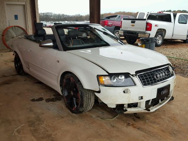 WUARL48H75K901607 - 2005 AUDI S4 QUATTRO WHITE photo 1