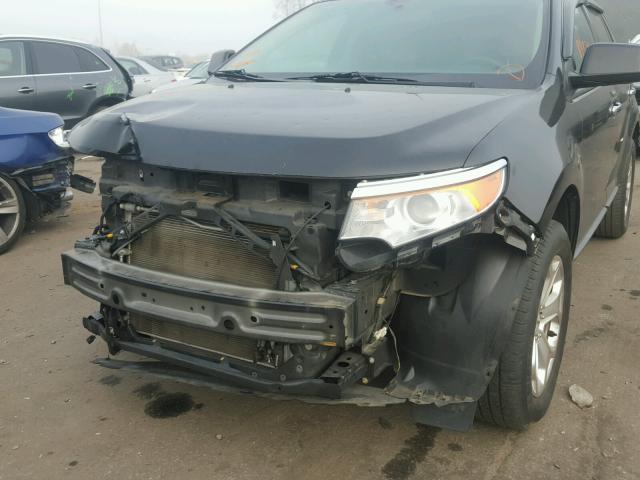 2FMDK3JC4BBA83421 - 2011 FORD EDGE SEL BLACK photo 9