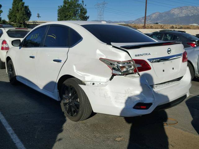 3N1AB7AP1HY290403 - 2017 NISSAN SENTRA S WHITE photo 3