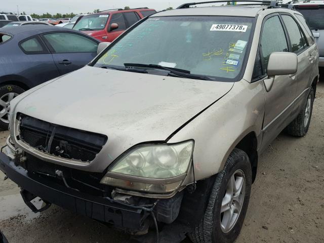 JTJGF10U620144044 - 2002 LEXUS RX 300 TAN photo 2