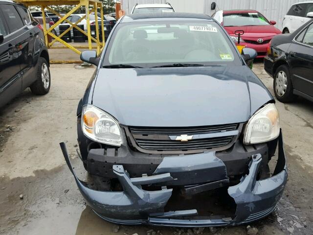 1G1AL55F877405104 - 2007 CHEVROLET COBALT LT BLUE photo 9