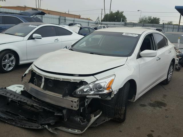 1N4AL3APXFC438224 - 2015 NISSAN ALTIMA 2.5 WHITE photo 2