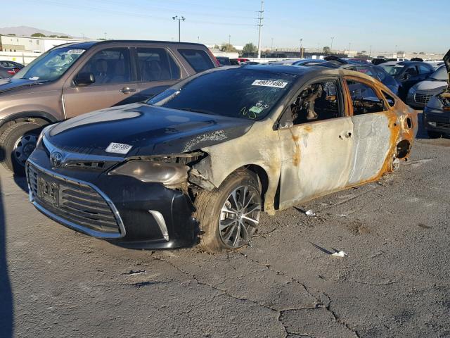 4T1BK1EB7HU264268 - 2017 TOYOTA AVALON XLE BLACK photo 2