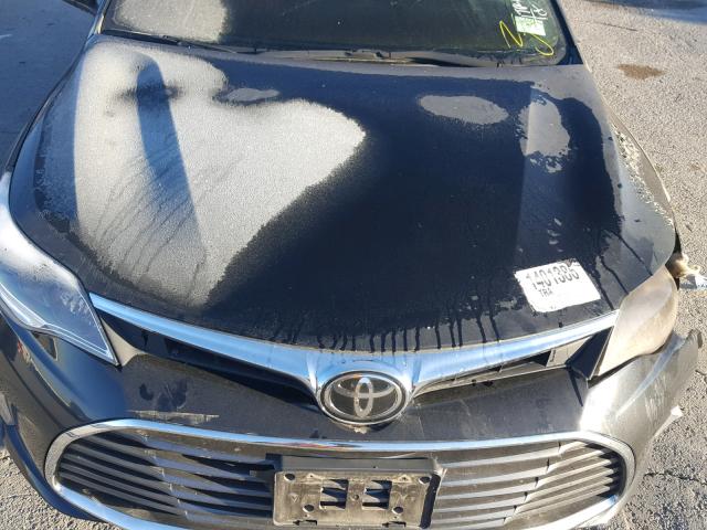 4T1BK1EB7HU264268 - 2017 TOYOTA AVALON XLE BLACK photo 7