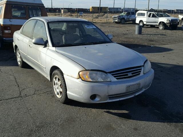 KNAFB121535294550 - 2003 KIA SPECTRA BA GRAY photo 1