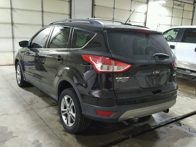 1FMCU0GX3DUB62574 - 2013 FORD ESCAPE SE BLACK photo 3