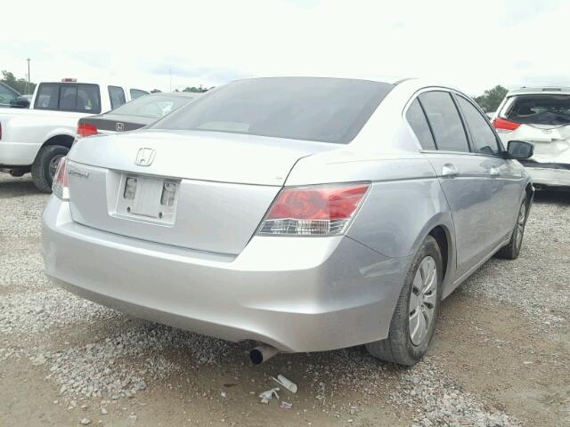 JHMCP26318C008090 - 2008 HONDA ACCORD LX SILVER photo 4