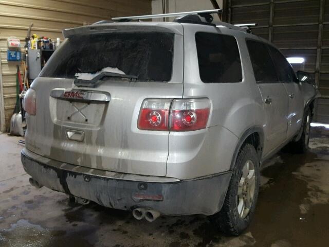 1GKLRLED0AJ168141 - 2010 GMC ACADIA SLE SILVER photo 4