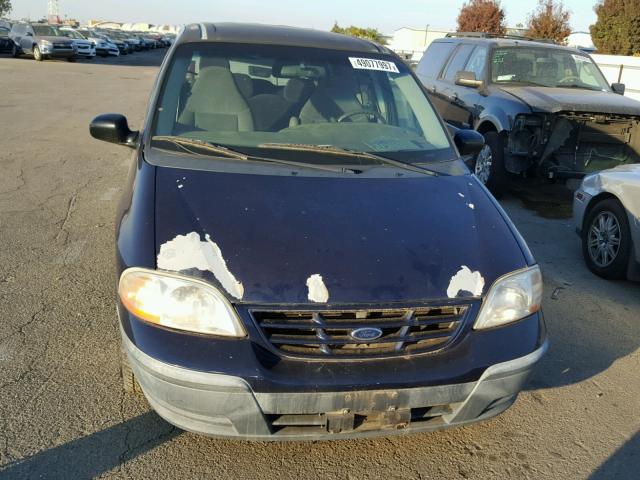 2FMZA5144YBA48061 - 2000 FORD WINDSTAR L BLUE photo 9