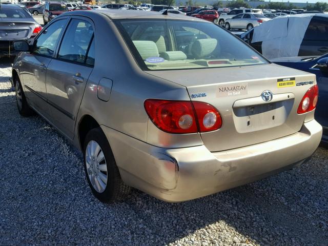 1NXBR32E26Z622041 - 2006 TOYOTA COROLLA CE GOLD photo 3