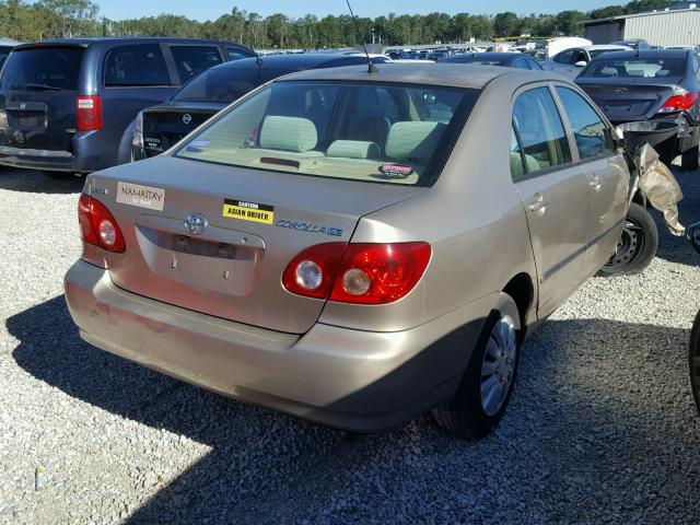 1NXBR32E26Z622041 - 2006 TOYOTA COROLLA CE GOLD photo 4