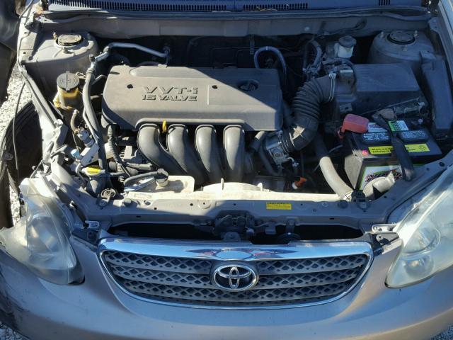 1NXBR32E26Z622041 - 2006 TOYOTA COROLLA CE GOLD photo 7