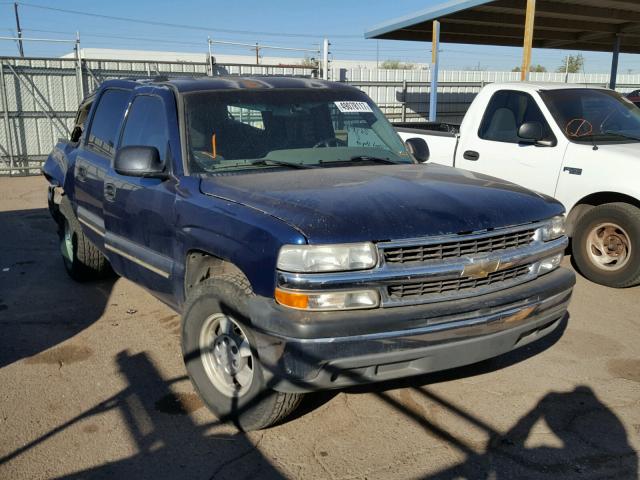 1GNEC16TX1J289427 - 2001 CHEVROLET SUBURBAN C BLUE photo 1