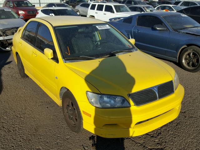 JA3AJ86E43U020086 - 2003 MITSUBISHI LANCER OZ YELLOW photo 1