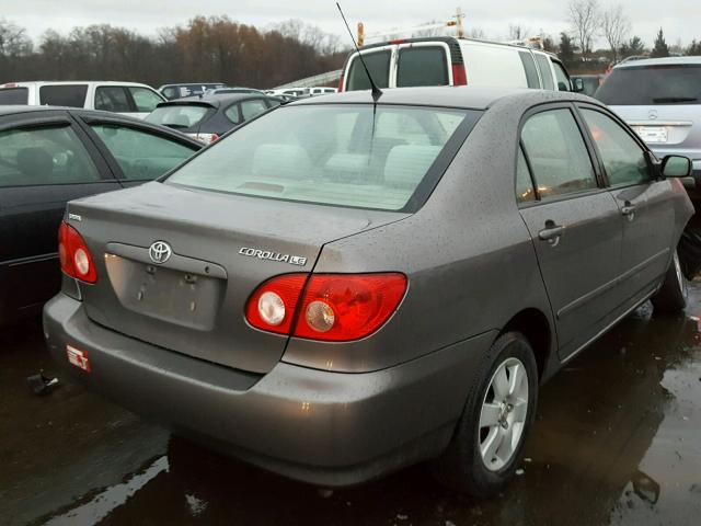 1NXBR30E67Z829410 - 2007 TOYOTA COROLLA CE GRAY photo 4