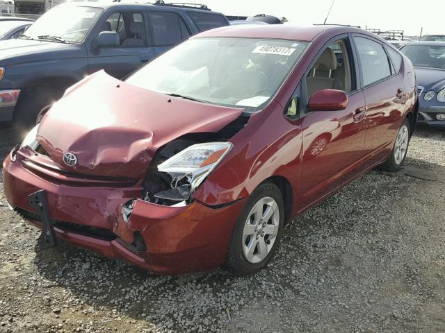 JTDKB20U140107288 - 2004 TOYOTA PRIUS RED photo 2