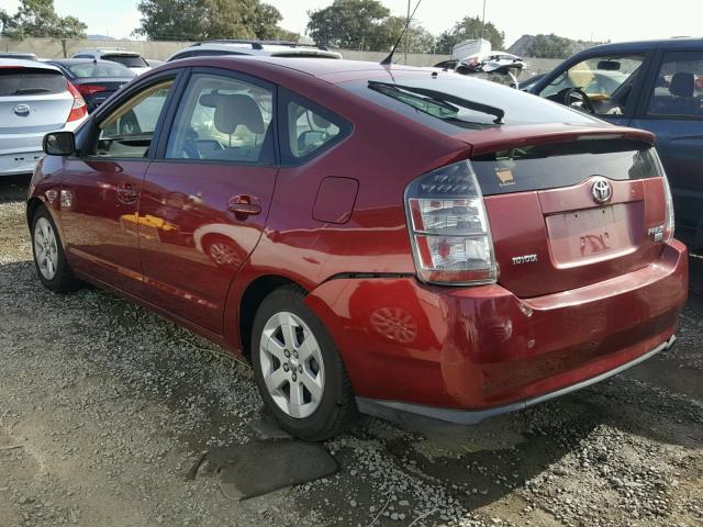 JTDKB20U140107288 - 2004 TOYOTA PRIUS RED photo 3