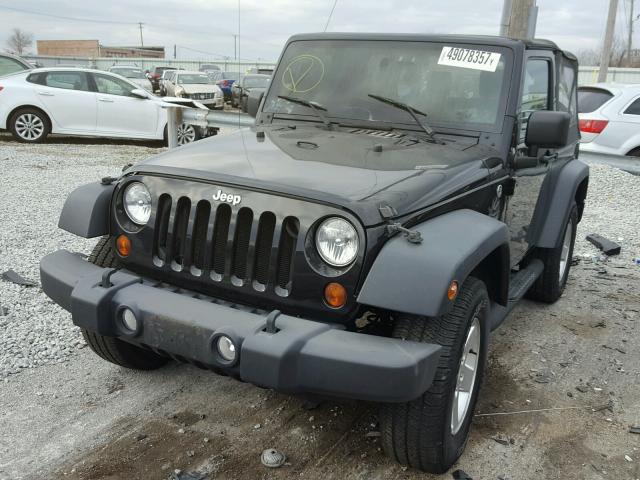 1J4AA2D19AL176801 - 2010 JEEP WRANGLER S BLACK photo 2