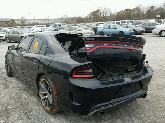 2C3CDXGJ7GH192018 - 2016 DODGE CHARGER R/ BLACK photo 3